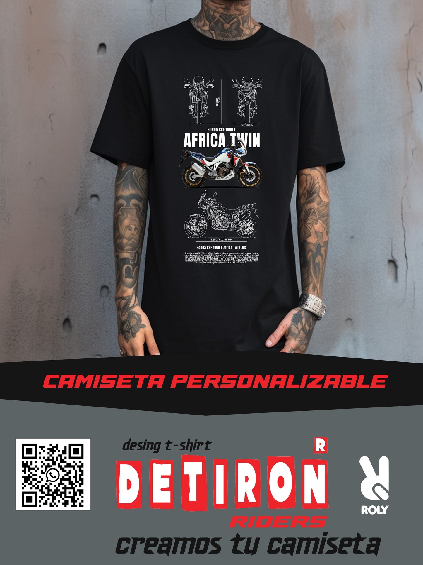 CAMISETA AFRICA TWIN DREAMS