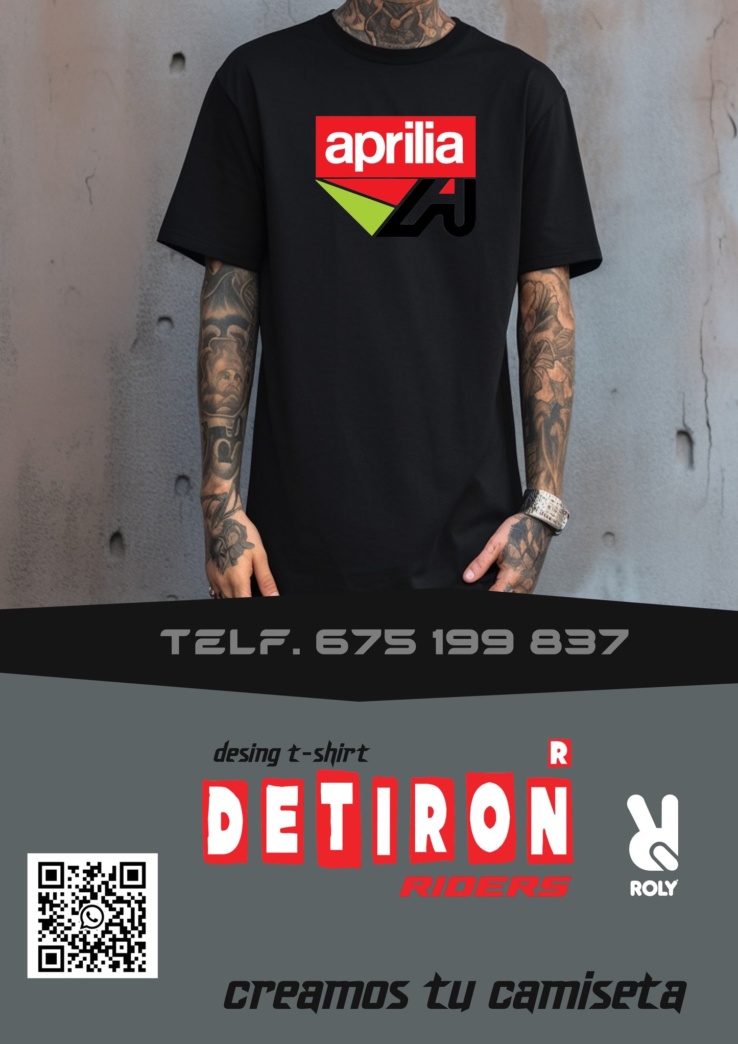 CAMISETA APRILIA