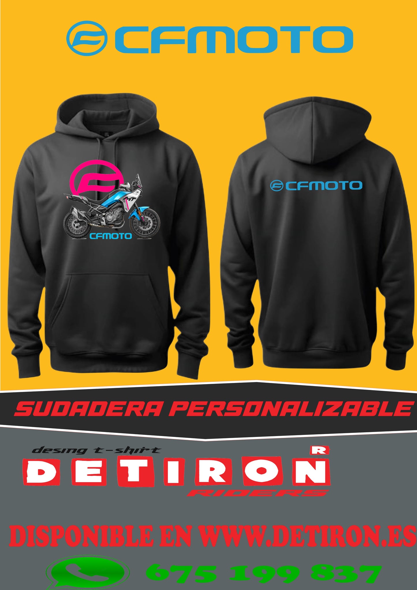 SUDADERA CFMOTO MT450