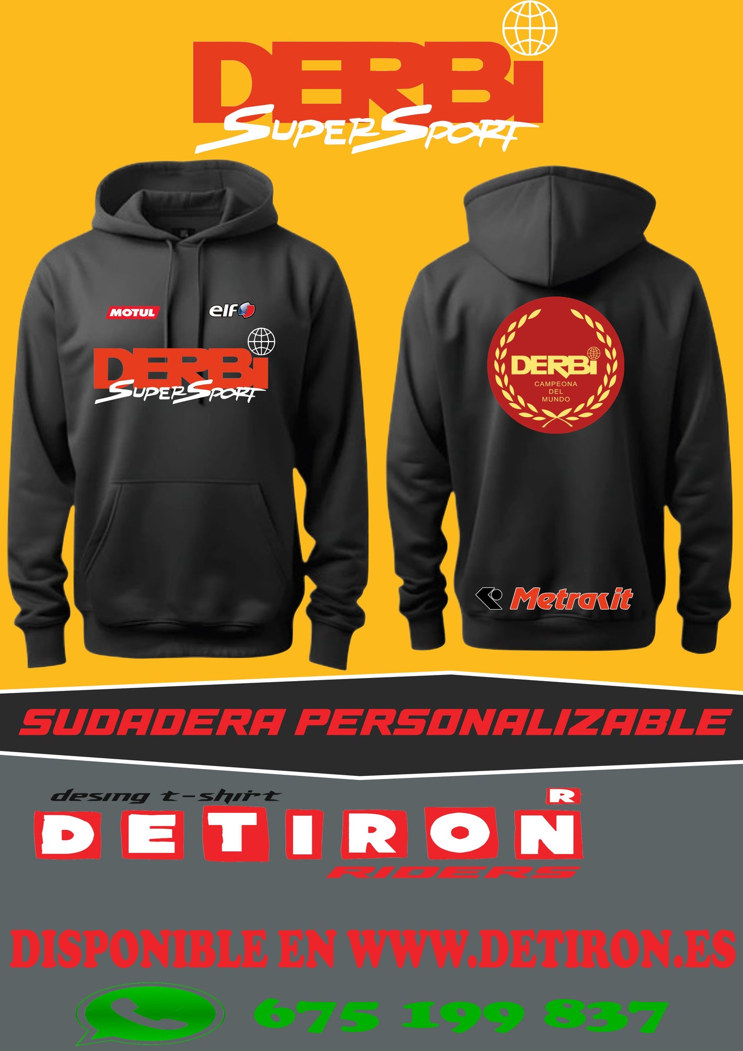 SUDADERA DERBI SUPER SPORT