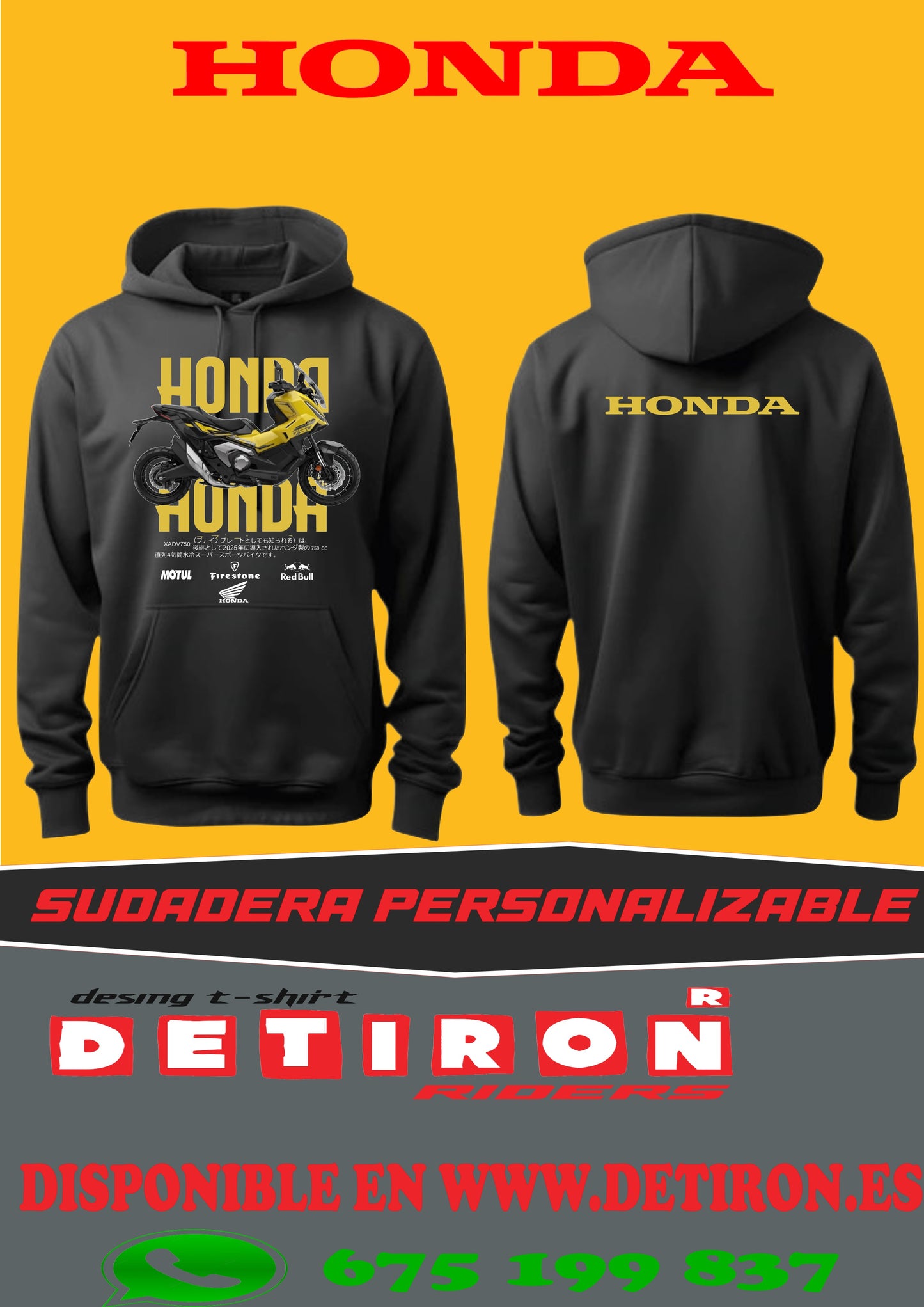 SUDADERA HONDA XADV750
