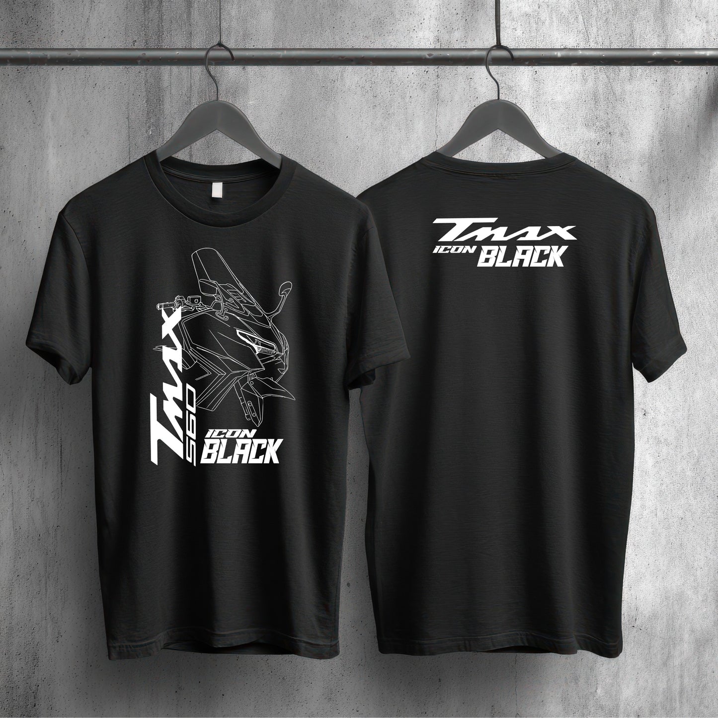 CAMISETA TMAX 560 ICON BLACK
