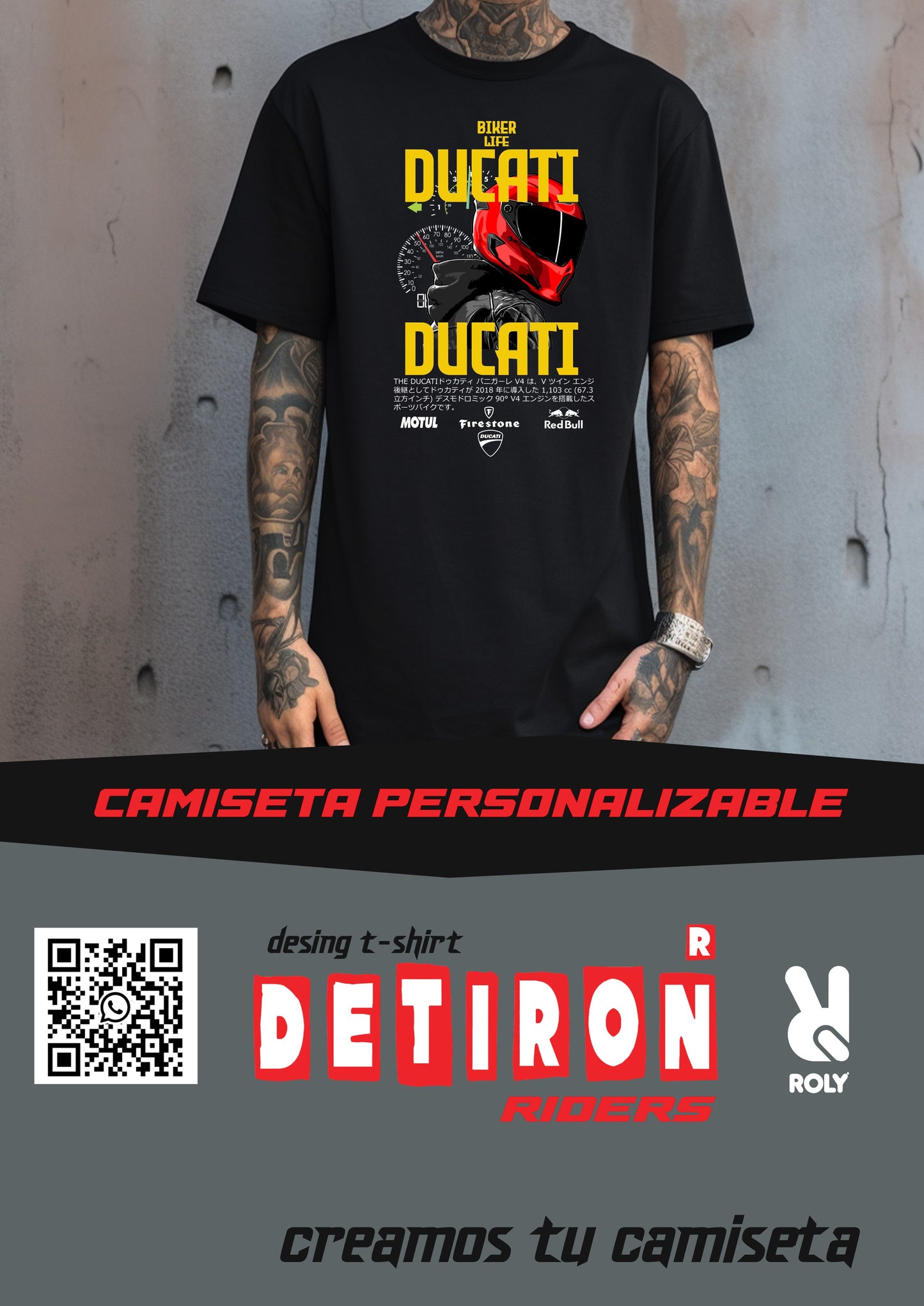 CAMISETA DUCATI COLORS