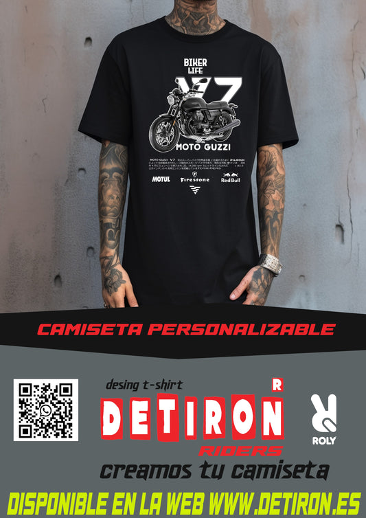 CAMISETA MOTO GUZZI V7