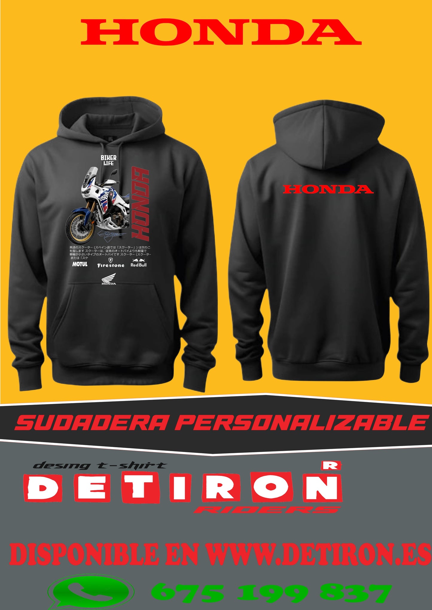 SUDADERA AFRICA TWIN