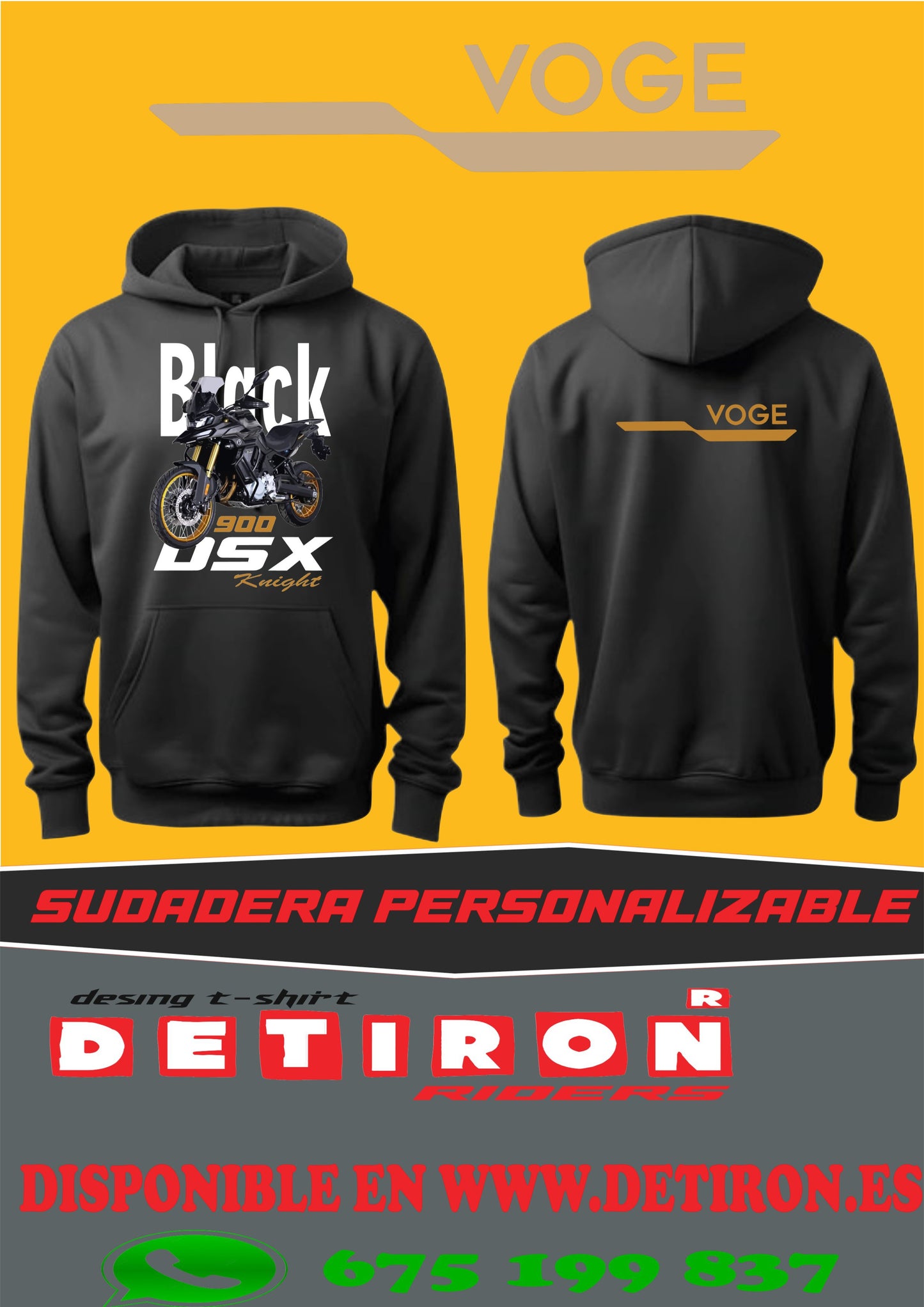 SUDADERA VOGE 900DSX