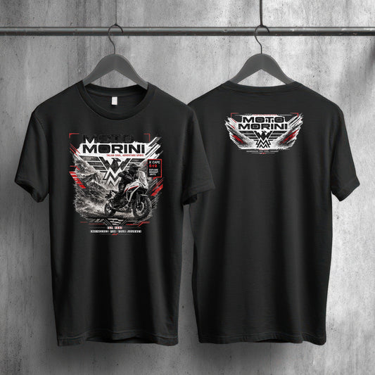 Camiseta Moto Morini X-Cape 1200 personalizada vista trasera